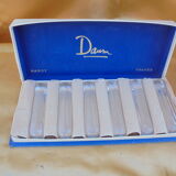 12 porte-couteaux en cristal daum