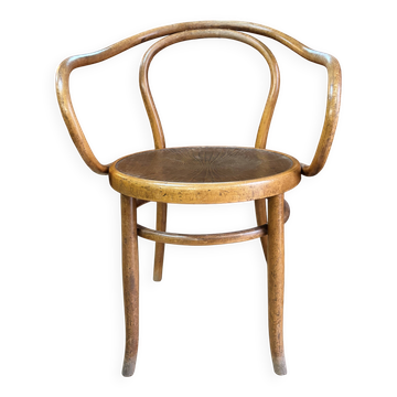 Curved wood armchair Jacob & Josef Kohn 1900