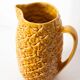 Orangeade service for 6 in Portuguese earthenware Kerangol "Pineapple"