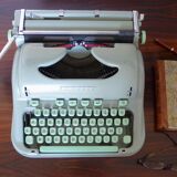 Hermes 3000 green Mint metal typewriter