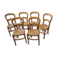 Set of 6 Louis Philippe style chairs