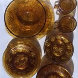 Vereco tableware (Daisy model) smoked glass