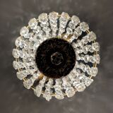 Ceiling lamp basket grapevine and gilded bronze 25 cms