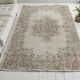 Grey Oushak Area Rug