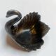 Bronze swan trinket dish bohemian chic trinket dish