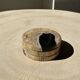 Set of 3 fossilized wood coasters (clear)