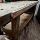 Carpenter's establishment in natural wood nineteenth century (long 225cm)