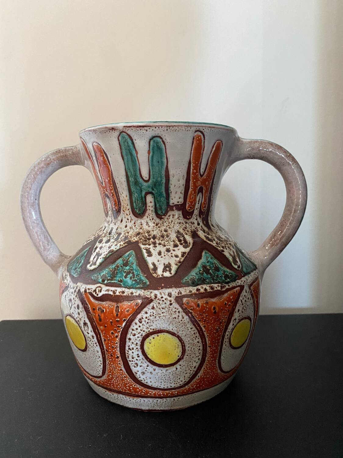 Daniel Vallauris ceramic vase