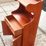 Table de chevet en merisier, style Louis-Philippe