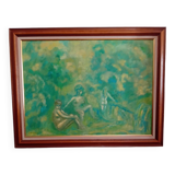 Dominique Déhais huile sur toile, 1987