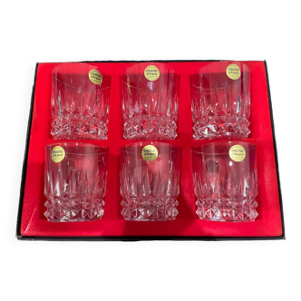 Set de Verres en cristal d’arques vintage