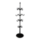 Large ornate cast iron hall tree coat stand with 12 hooks