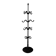 Large ornate cast iron hall tree coat stand with 12 hooks