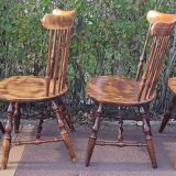 4 vintage bistro chairs