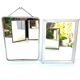 miroirs lot de 2 miroirs 24 x 18 cm 1940 1950