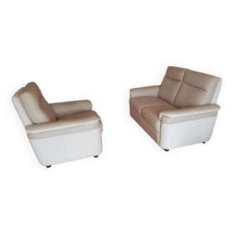 2-seater sofa and matching armchair