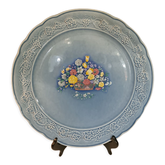 Plat à  gâteau en faience  de Gien