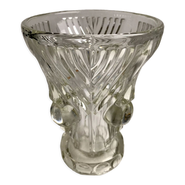 Art deco crystal vase 30s