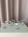 Set of 4 Vintage Aral Champagne Cocktail Glasses / Dessert Coupes