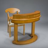Table de toilette et fauteuil Biedermeier de Selva, Italie, ensemble de 2