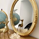 Golden mirror 47x37cm