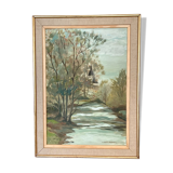 Painting on canvas Sologne