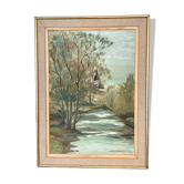 Painting on canvas Sologne