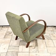 H 410 type C Armchair designed by Jindrich Halabala, 1940s, Czechoslovakia