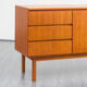 Enfilade années 60, teck, 149cm