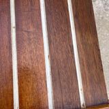 Table basse moderniste bois lamellé, 1970
