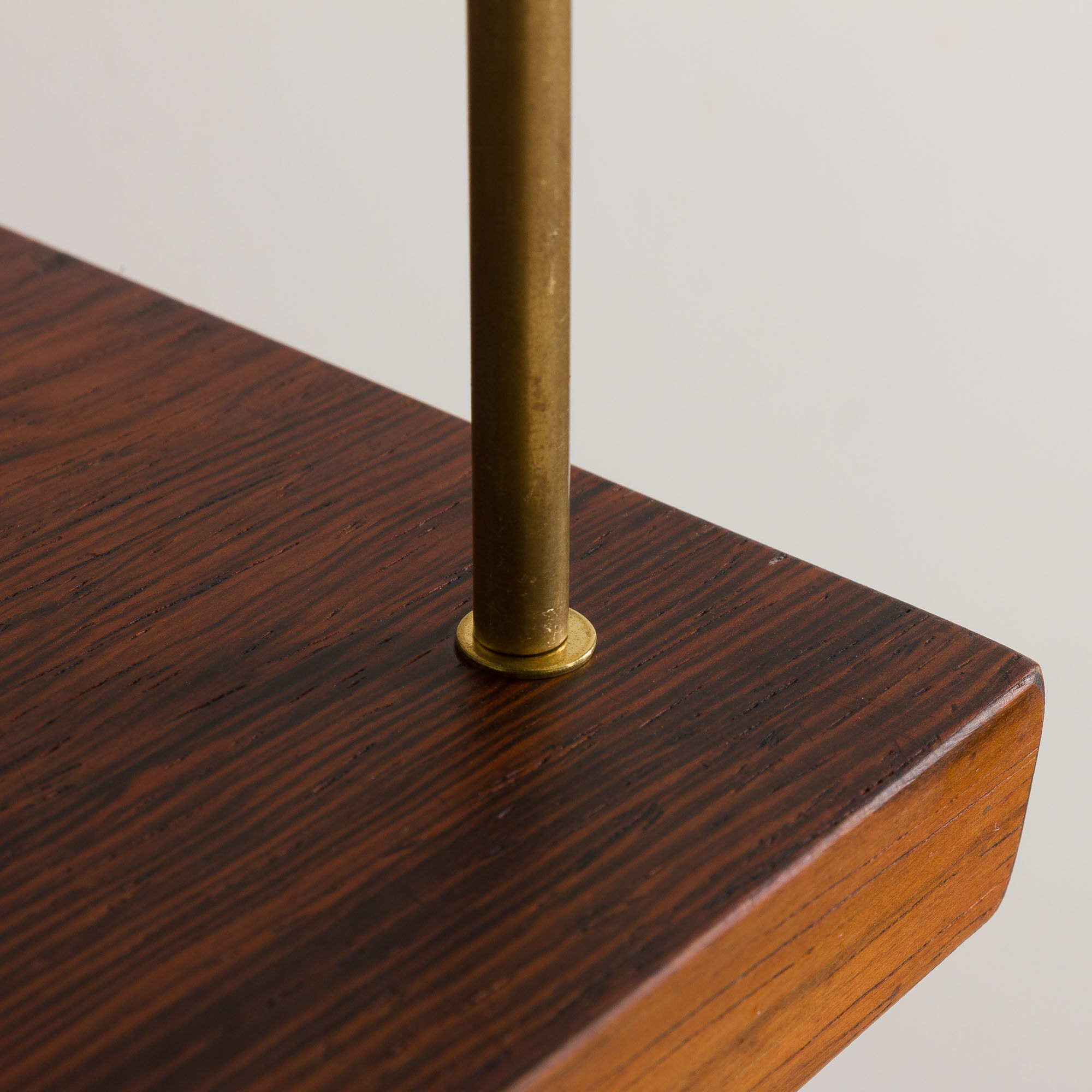 Preben Sorensen Danish mid century rosewood  wall unit with floating desk, PS system,  Randers, 1960