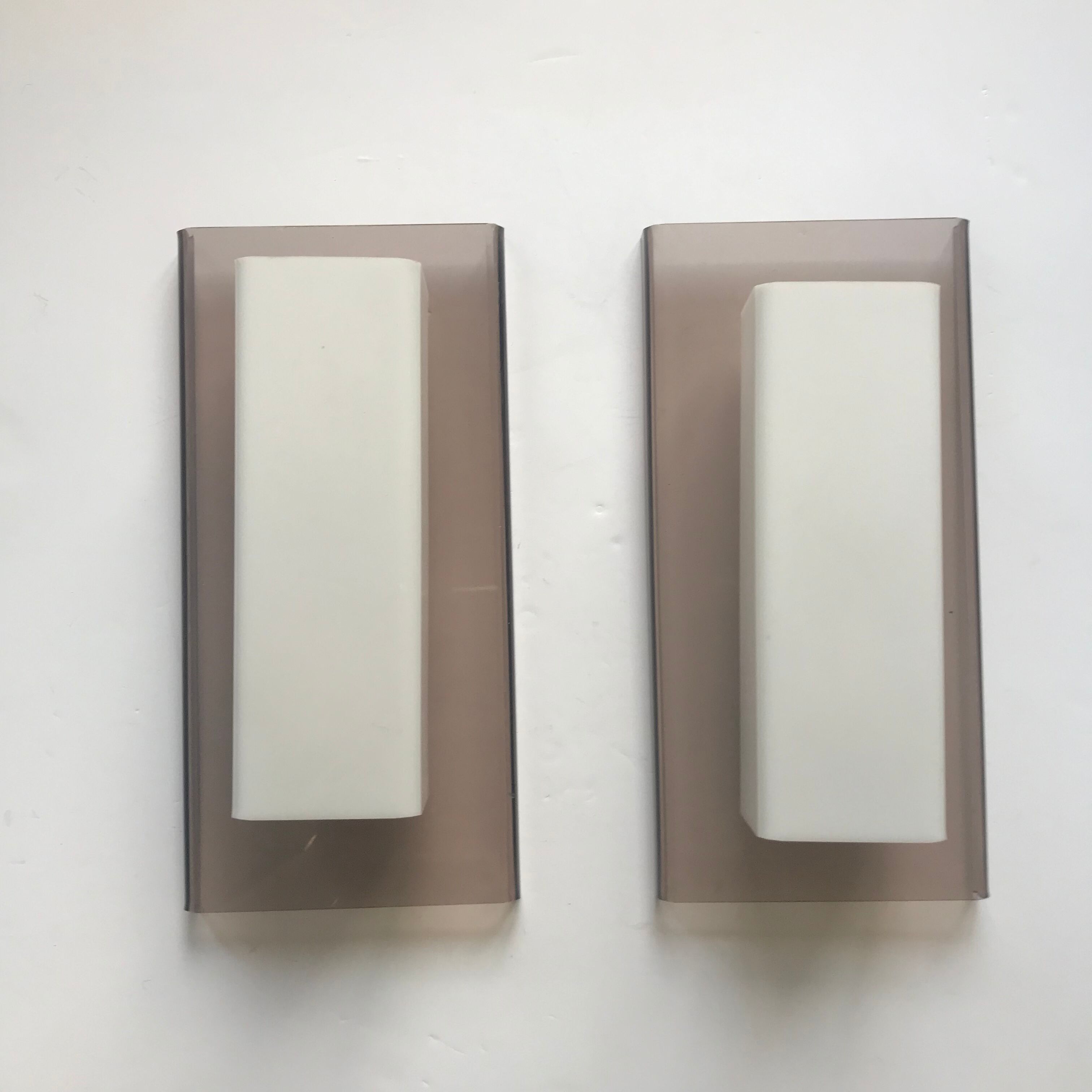 Paire appliques plexigass
