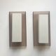 Paire appliques plexigass