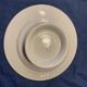 Compotier E. Charbonnier, Salins, Terre de Fer, modele campagne, made in france, motif de fleurs