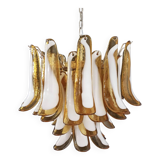 Chandelier 36 vintage cognac elements