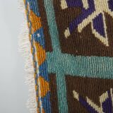 Vintage Turkish Oushak Rug Handwoven 125x140 cm