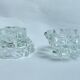 Reims glass candle holders