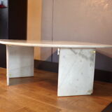 White marble eye coffee table