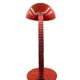 Elio Martinelli, Flex Calotta mod. 660 bright red table / desk lamp, Martinelli Luce Italy, 1972