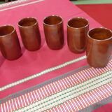 Lot de 6  verres vallauris felix ceram