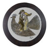 Roger Capron and Raymond Peynet trivet.