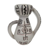 Ceramic vase enamelled by François RE in Vallauris 1960