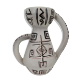 Vase en céramique émaillé de François RE à Vallauris 1960