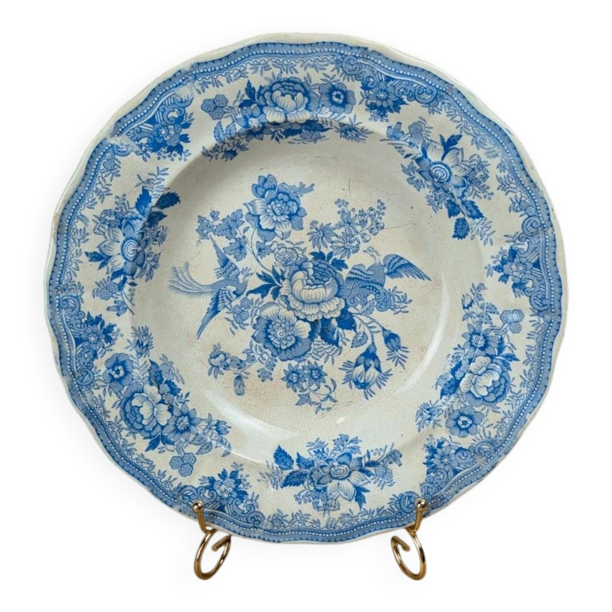 Old English plate – "Asiatic Pheasants" pattern