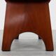 Art Deco Red Reupholstered Stool, Belgium ca. 1920