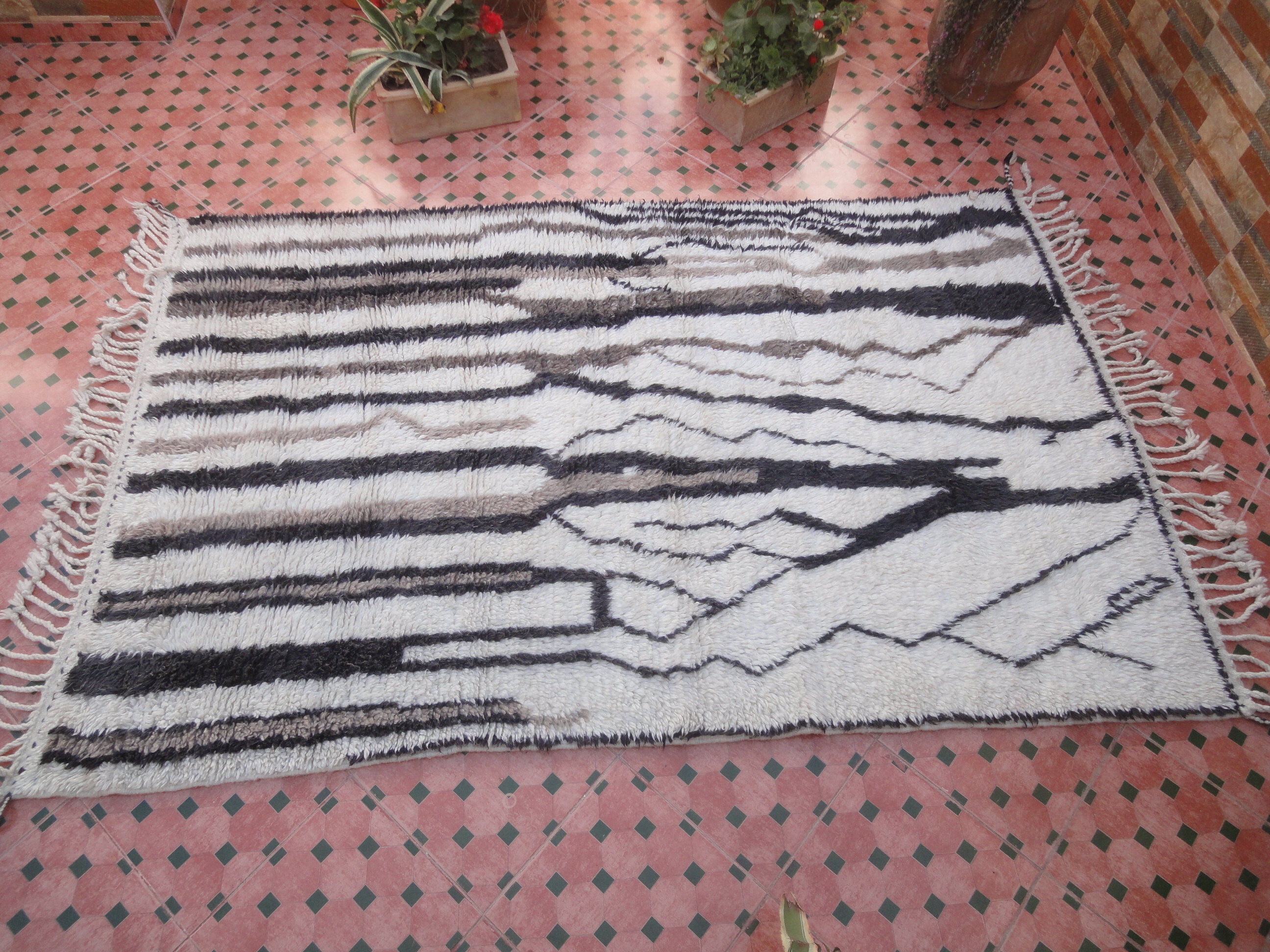 Carpet beni ourain 245 x 149 cm