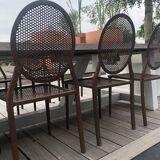 Set of 4 Mary chairs by Flamant