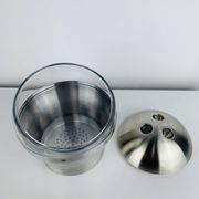 Stainless steel bowling ball ice bucket by WMF Cromargan
