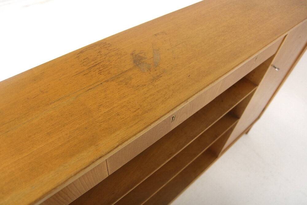 Scandinavian library in elm, Swedish Modern, Sweden, 1940