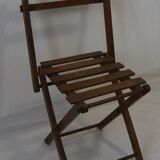 Vintage wood folding chair